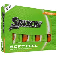 Srixon SoftFeel 14 Brite Personalized Golf Ball, Orange