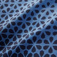 TGW Mens Ombre Flower Golf Polo, Blue