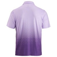TGW Mens Ombre Flower Golf Polo, Purple