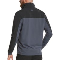 FootJoy Mens ThermoSeries Hybrid Midlayer Golf Jacket, Black
