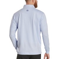 FootJoy Mens Houndstooth 1/4 Zip Golf Pullover, Blue