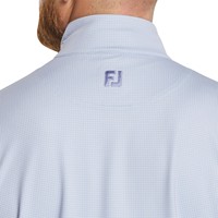 FootJoy Mens Houndstooth 1/4 Zip Golf Pullover, Blue