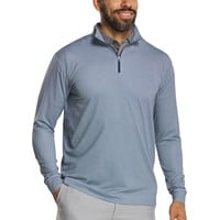 FootJoy Mens Houndstooth 1/4 Zip Golf Pullover, Navy