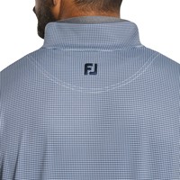 FootJoy Mens Houndstooth 1/4 Zip Golf Pullover, Navy