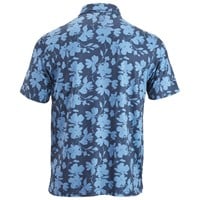 TGW Mens Large Floral Print Golf Polo, Navy