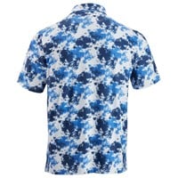 TGW Mens Tie-Dye Golf Polo, Blue