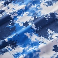 TGW Mens Tie-Dye Golf Polo, Blue