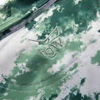 TGW Mens Tie-Dye Golf Polo, Green