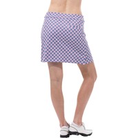 San Soleil Women's Seeing Spots 17in Golf Skort, Navy