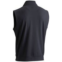 TGW Mens Solid Midweight 1/4 Zip Golf Vest, Black