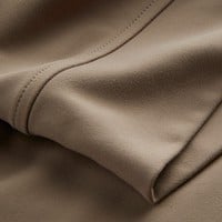 TGW Mens Solid Midweight 1/4 Zip Golf Vest, Tan