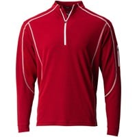TGW Men's ECO Tour 1/4 Zip Golf Pullover, Red