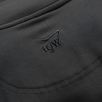 TGW Mens Solid Midweight Golf Pullover, Black