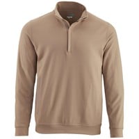 TGW Mens Solid Midweight Golf Pullover, Tan