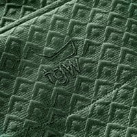 TGW Mens Midweight Texture Golf Pullover, Green