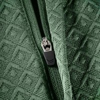 TGW Mens Midweight Texture Golf Pullover, Green