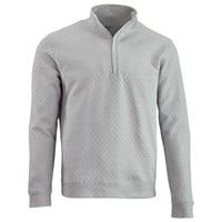 TGW Mens Midweight Texture Golf Pullover, Grey