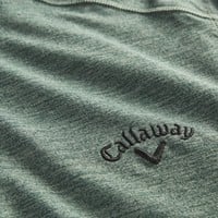 Callaway Mens 1/4 Zip Soft Touch Lightweight Golf Pullover, Dark Green