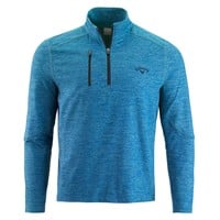 Callaway Mens 1/4 Zip Soft Touch Lightweight Golf Pullover, Dark Blue