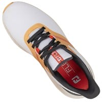 FootJoy Womens Flex Golf Shoes, White/Pink