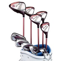 XXIO 13 Ladies Bordeaux 10-Piece Complete Set, White