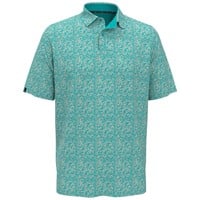 Callaway Men's All Over Confetti Hex Print Golf Polo, Green