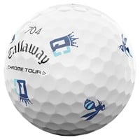 Callaway Chrome Tour May 2025 Major Truvis Golf Ball, White