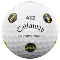 Callaway Chrome Tour June 2025 Major Truvis Golf Ball, White