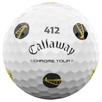 Callaway Chrome Tour June 2025 Major Truvis Golf Ball, White