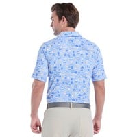 Callaway Mens Celebration Feast Golf Polo, Blue