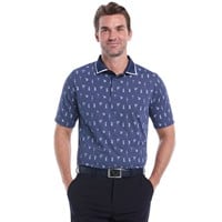 Callaway Mens Geo Cocktail Golf Polo