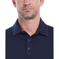 Callaway Mens Soft Touch Long Sleeve Golf Polo, Navy