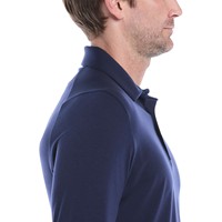 Callaway Mens Soft Touch Long Sleeve Golf Polo, Navy