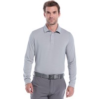 Callaway Mens Soft Touch Long Sleeve Golf Polo, Grey