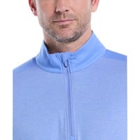 Callaway Mens Lightweight Soft Touch 1/4 Zip Golf Pullover, Blue