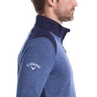Callaway Mens Lightweight Soft Touch 1/4 Zip Golf Pullover, Navy