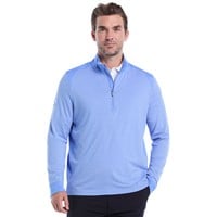 Callaway Mens Lightweight Soft Touch 1/4 Zip Golf Pullover, Blue