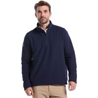Callaway Mens Waffle1/4 Zip Golf Pullover, Navy