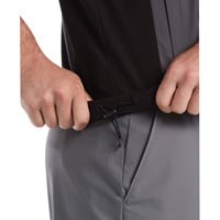 Callaway Mens Wind & Water Short Sleeve 1/4 Zip Golf Rain Pullover, Black