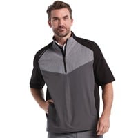Callaway Mens Wind & Water Short Sleeve 1/4 Zip Golf Rain Pullover