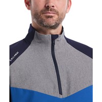 Callaway Mens Wind & Water 1/4 Zip Golf Rain Pullover, Navy