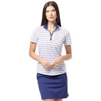 San Soleil Women's Bay Breeze Mock Golf Top