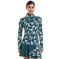Callaway Womens Abstract Swirl Sun Protection Golf Pullover