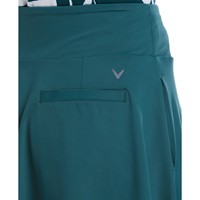 Callaway Womens 17in Flounce Golf Skort, Dark Green