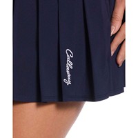 Callaway Womens 16in Solid Pleated Golf Skort, Navy