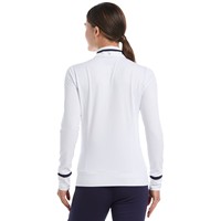 Callaway Womens Colorblock Golf Pullover, White