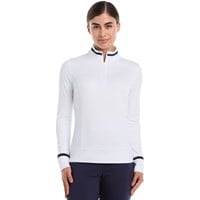 Callaway Womens Colorblock Golf Pullover, White