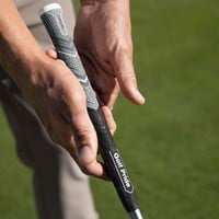 Golf Pride MCC Plus4 Align Max Standard Golf Grip, Grey/Red
