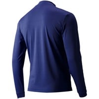 TGW Mens Solid Performance Long Sleeve Golf Mock, Navy