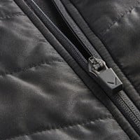 Callaway Mens Quilted Chevron Golf Vest, Black